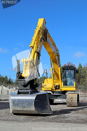 Image of Komatsu Crawler Excavator on a Yard