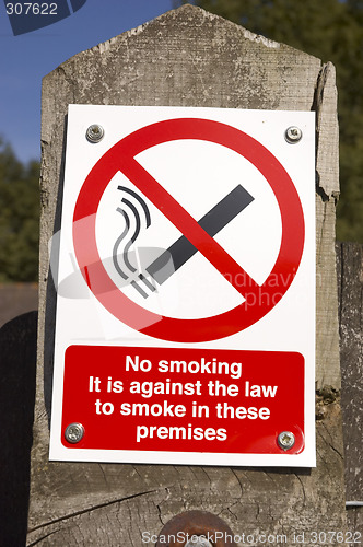 Image of No Smoking sign