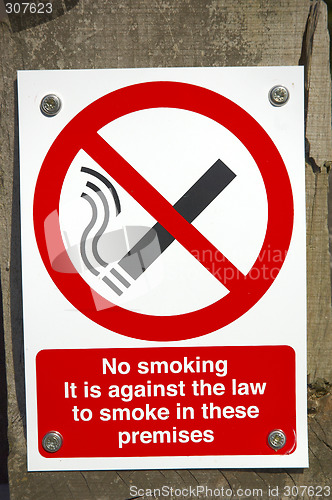 Image of No Smoking sign