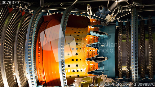 Image of Airplane engine