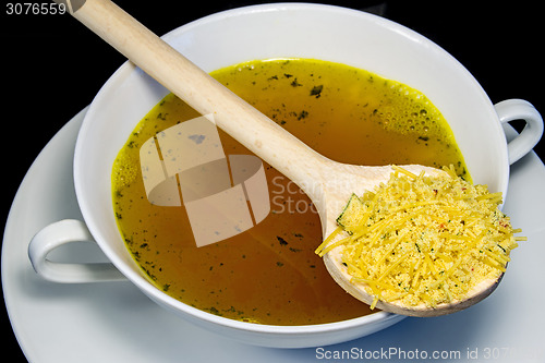 Image of instant chicken noodle soup