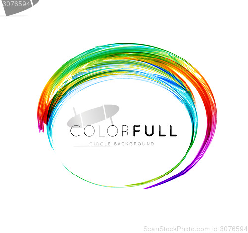 Image of Colorful circle vector illustration