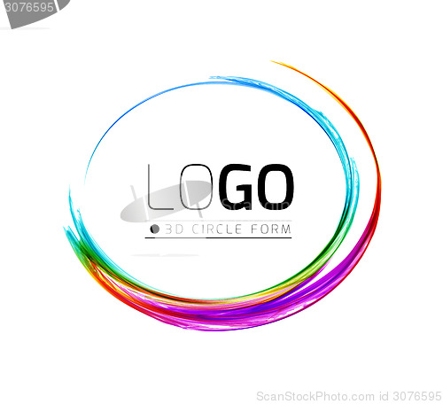 Image of Colorful circle vector illustration
