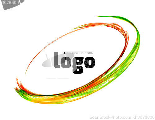 Image of Colorful circle vector illustration