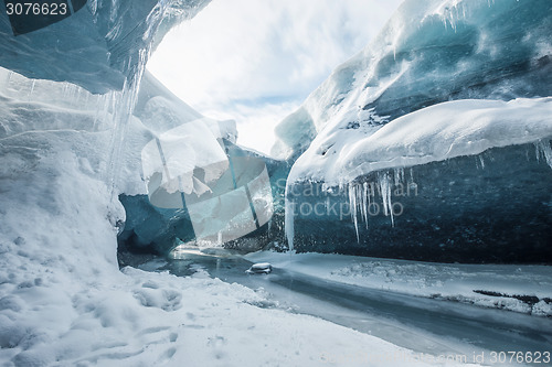 Image of Inside the glacier