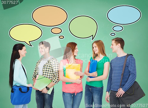 Image of group of smiling teenagers