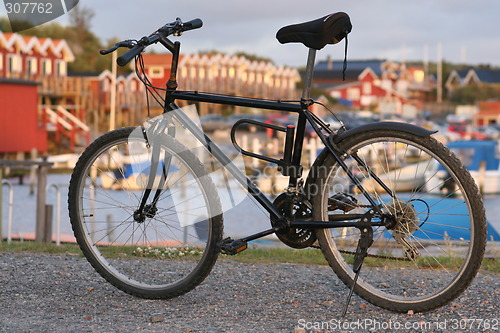 Image of A Bike and a Harbour