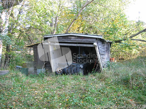 Image of old garage