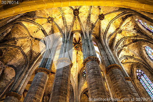 Image of Gothic church interior