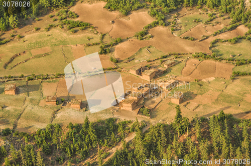 Image of Aerial view of Nepalese settlement