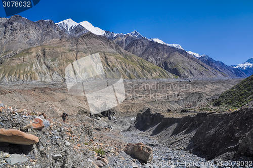 Image of Engilchek glacier