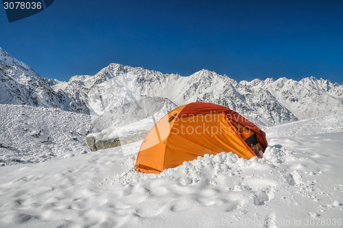 Image of Camping in Himalayas