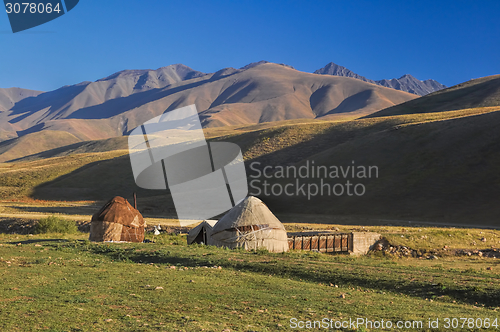 Image of Yurts in Kyrgyzstan