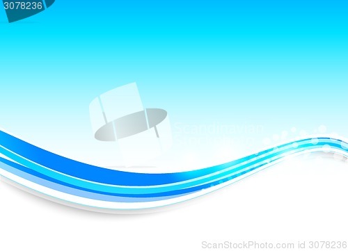 Image of Abstract blue design