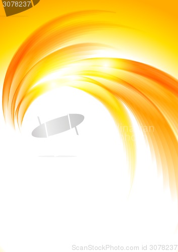 Image of Abstract sunny orange background