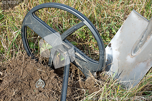 Image of Antiquities found a metal detector.