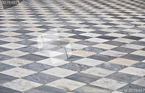 Image of marble square floor