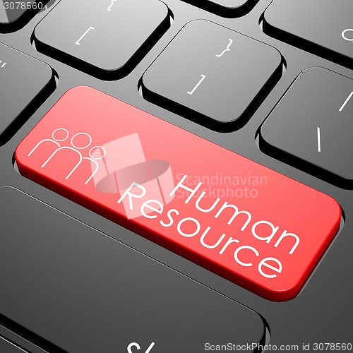 Image of Human resource keyboard