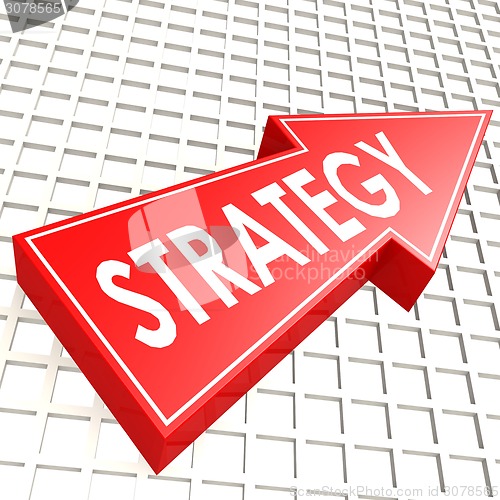 Image of Strategy arrow with graph background