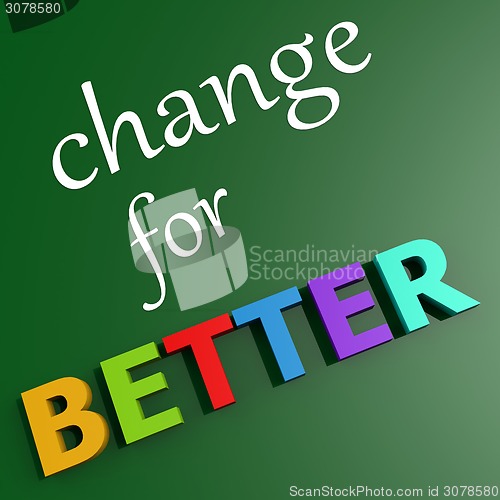 Image of Change for better