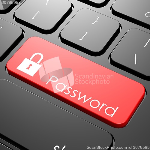 Image of Password keyboard