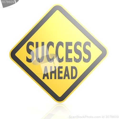 Image of Success ahead road sign