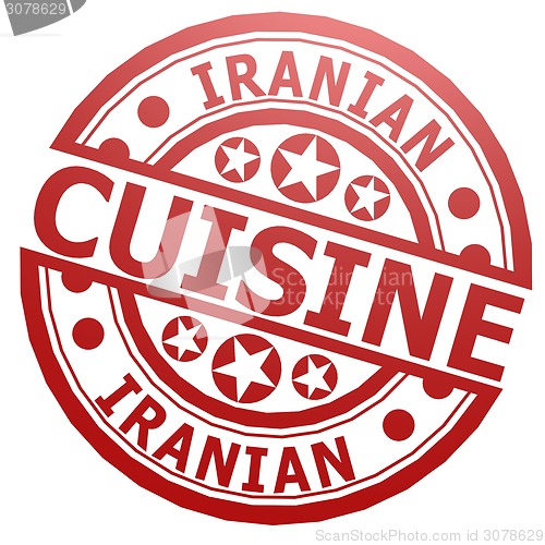 Image of Iranian cuisine stamp