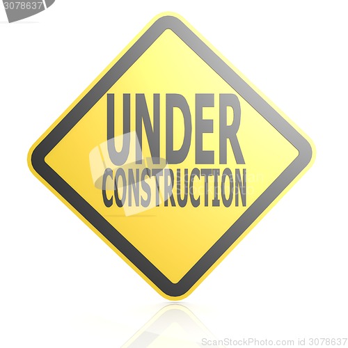 Image of Under construction sign board