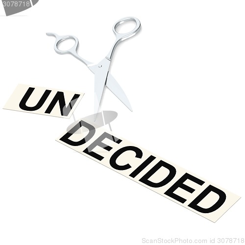 Image of Scissor cut undecided