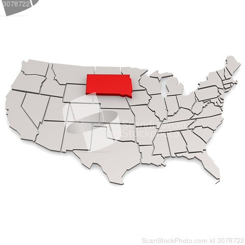 Image of South Dakota map