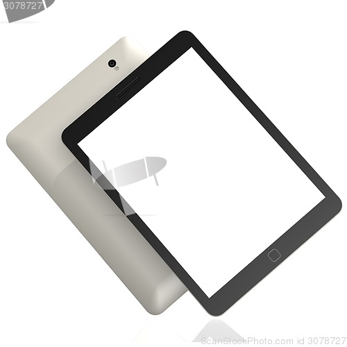 Image of Blank slanted tablet 