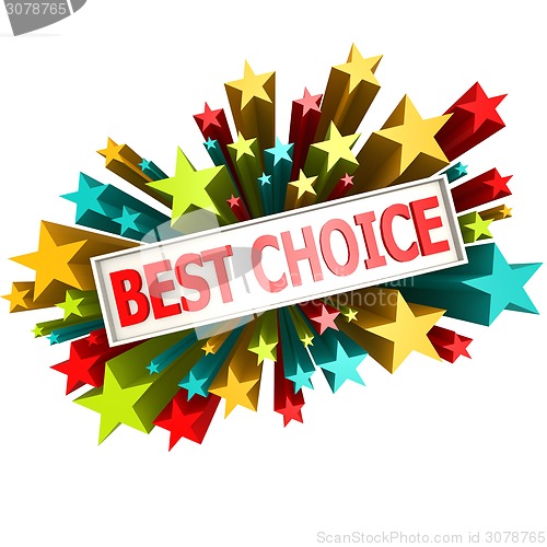 Image of Best choice star banner