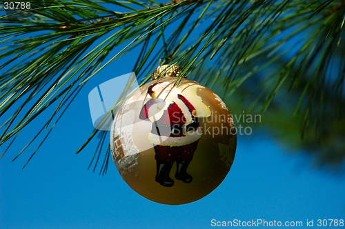 Image of Santa Christmas Ornament