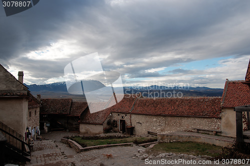 Image of Rasnov Castle in Romania