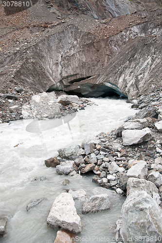 Image of Glacier in Georgia mountain