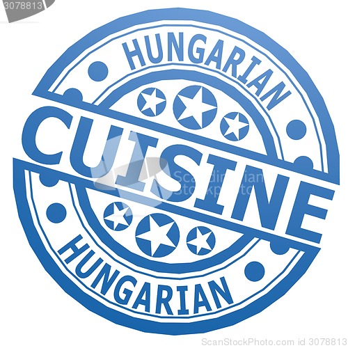 Image of Hungarian cuisine stamp