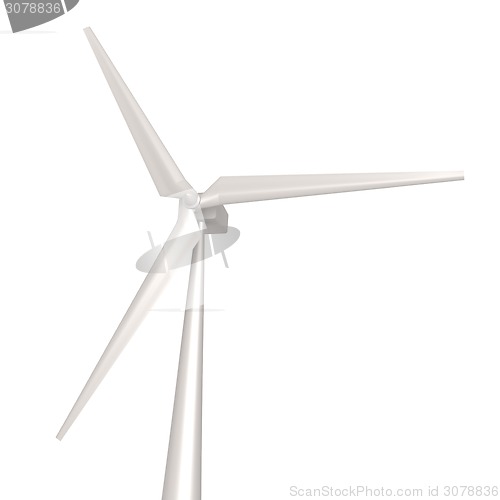 Image of Isolated wind turbine