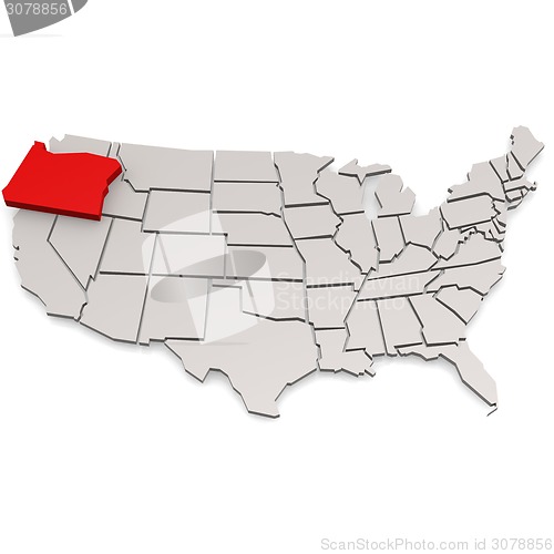 Image of Oregon map