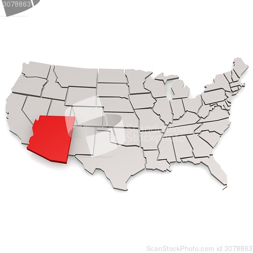 Image of Arizona map