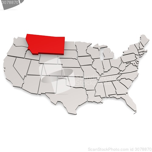 Image of Montana map