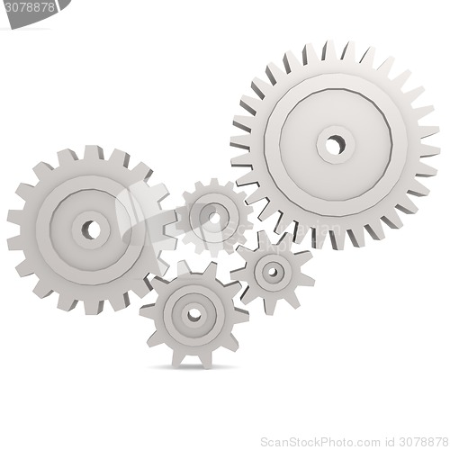 Image of White gear