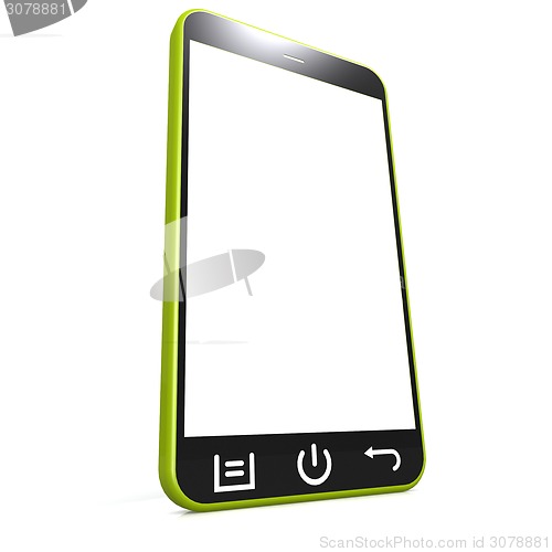Image of Green smartphone