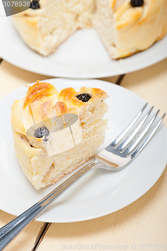 Image of blueberry bread cake dessert 