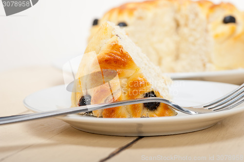 Image of blueberry bread cake dessert 