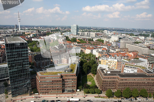 Image of View on Hamburg from St. Michael's Church, Hamburg