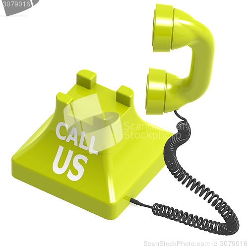 Image of Call us green phone