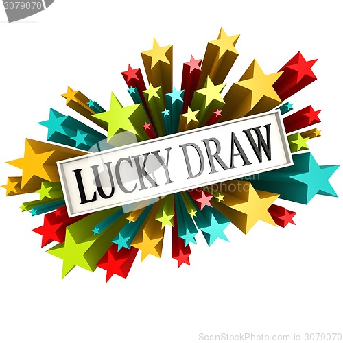 Image of Lucky draw star banner