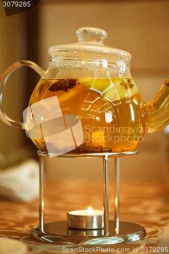 Image of teapot of herbal tea