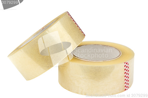 Image of Two rolls of adhesive tape.