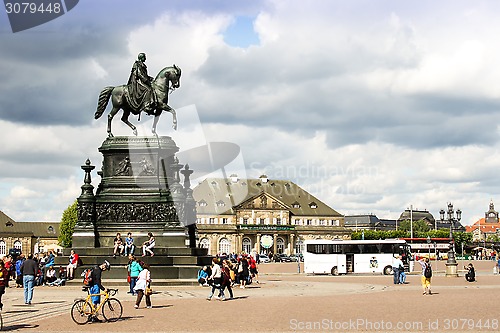 Image of Dresden King Johann monument 03